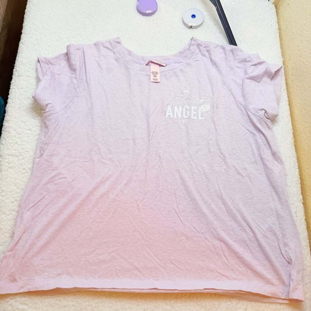 Victoria's Secret Angel T-Shirt Size XL Light Pink